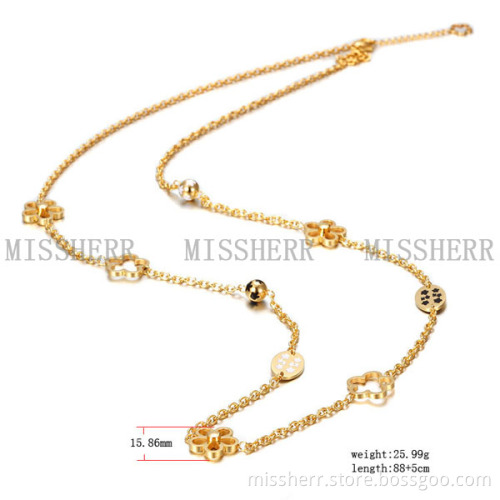 Cheap gold plating chain necklace jewellery